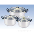 LB-022 6pcs stainless steel cookware set